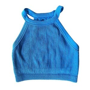 Aerie Superchill Seamless High Neck Bra Top/Tank Size Large